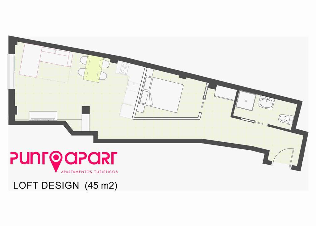 Apartamentos Puntoapart Malaga Pokój zdjęcie