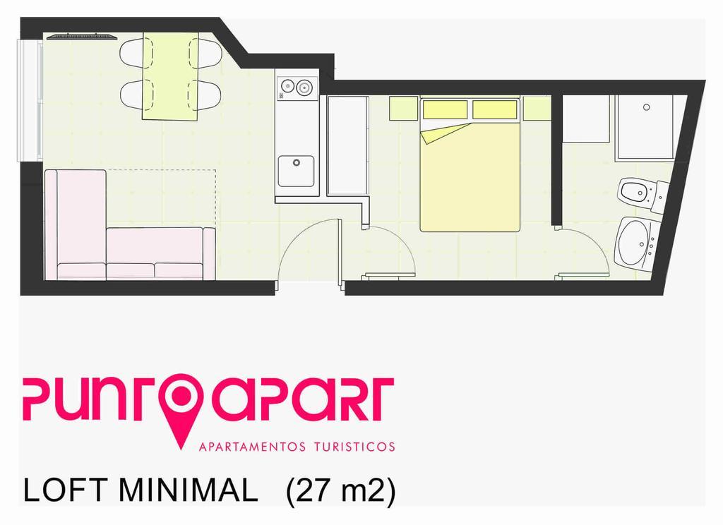 Apartamentos Puntoapart Malaga Pokój zdjęcie
